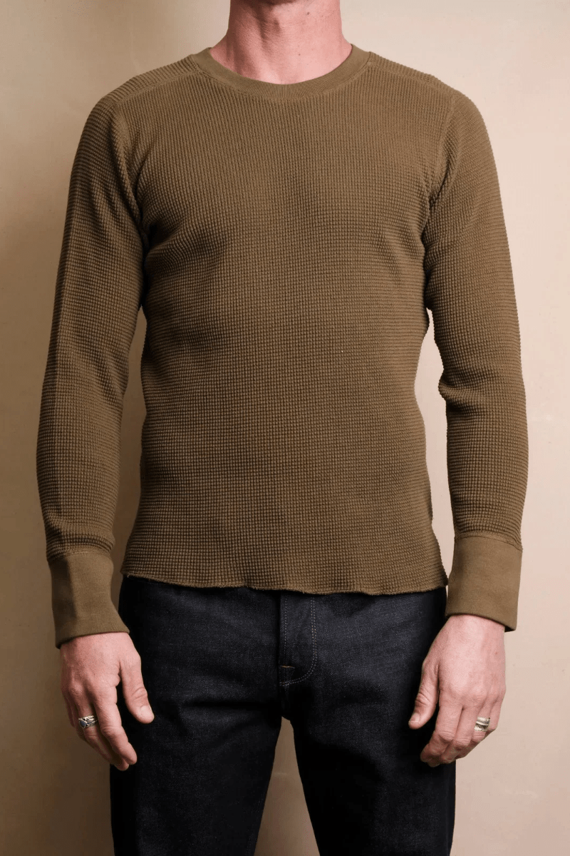 Shirts & Tops - Freenote Cloth - LS Thermal in Picante (Copy) - Archery Close
