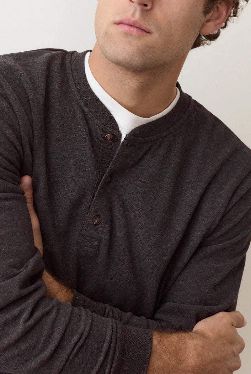 Marine Layer Luxe Jersey Henley