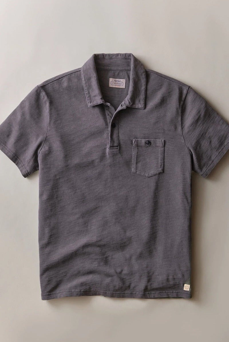 Marine Layer Luxe Slub Pocket Polo