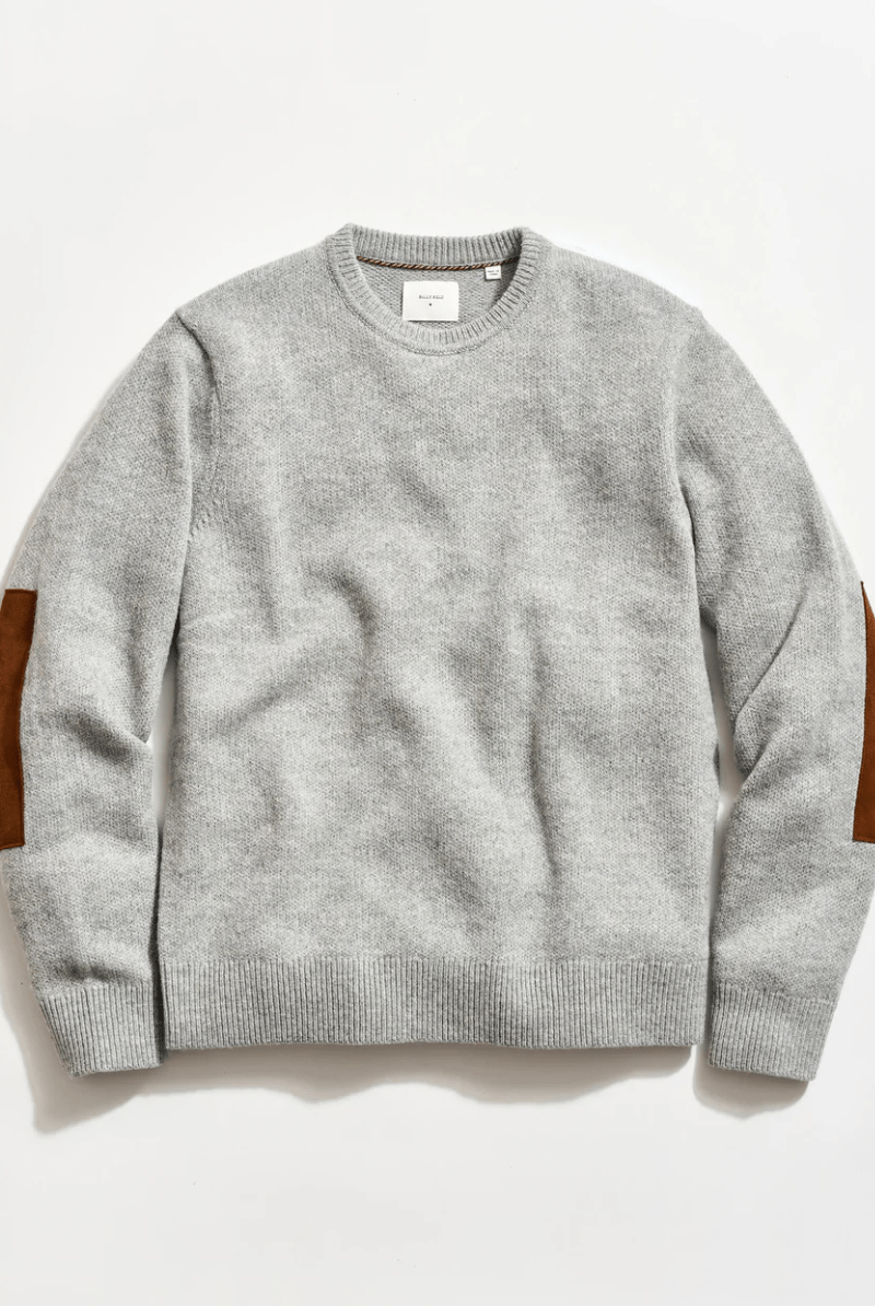 Sweatshirts - Billy Reid - Luxury Dover Sweater in Grey - Archery Close