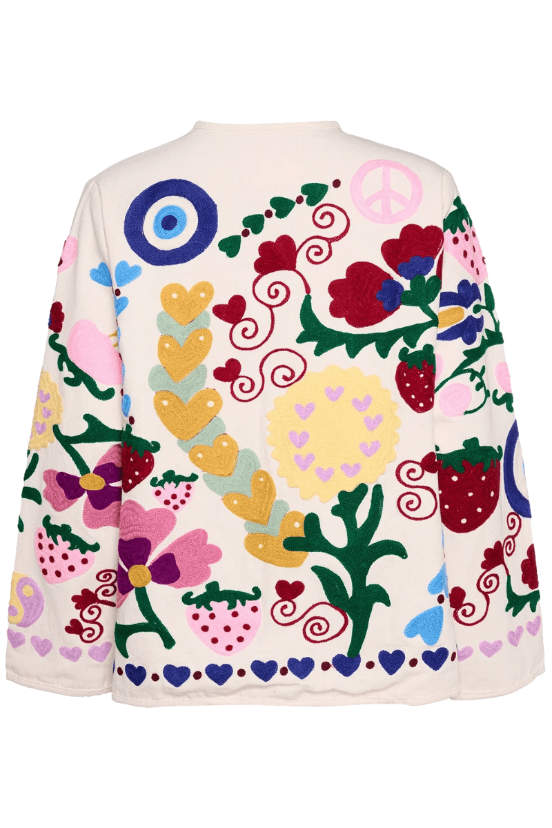 Outerwear - Sissel Edelbo - Maggie Jacket in White Rose - Archery Close