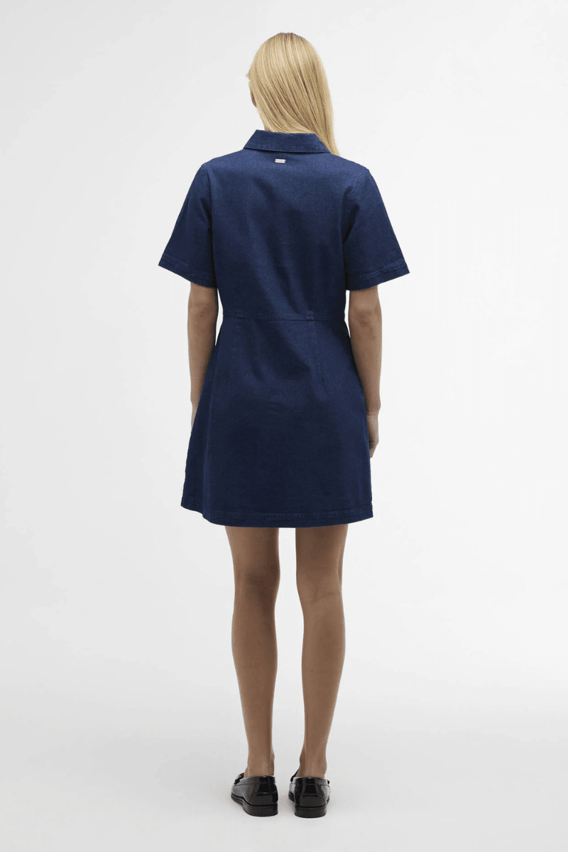 Dresses - Barbour - Maia Denim Mini Dress - Archery Close