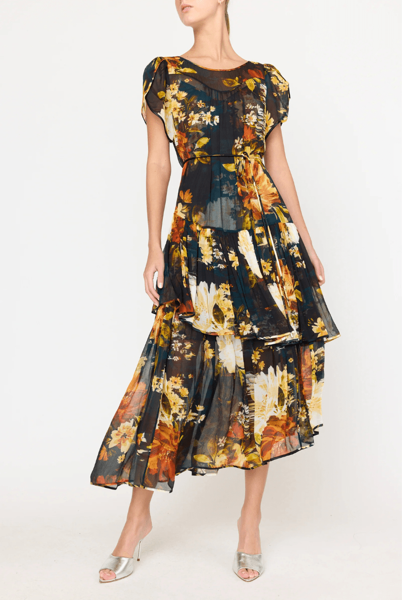 Dresses - Christy Lynn - Mallories Dress in Amber Glow - Archery Close
