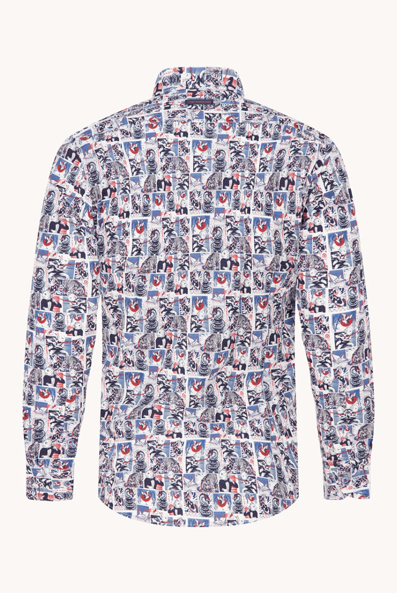 Shirts & Tops - A Fish Named Fred - Manga Shirt - Off White - Archery Close