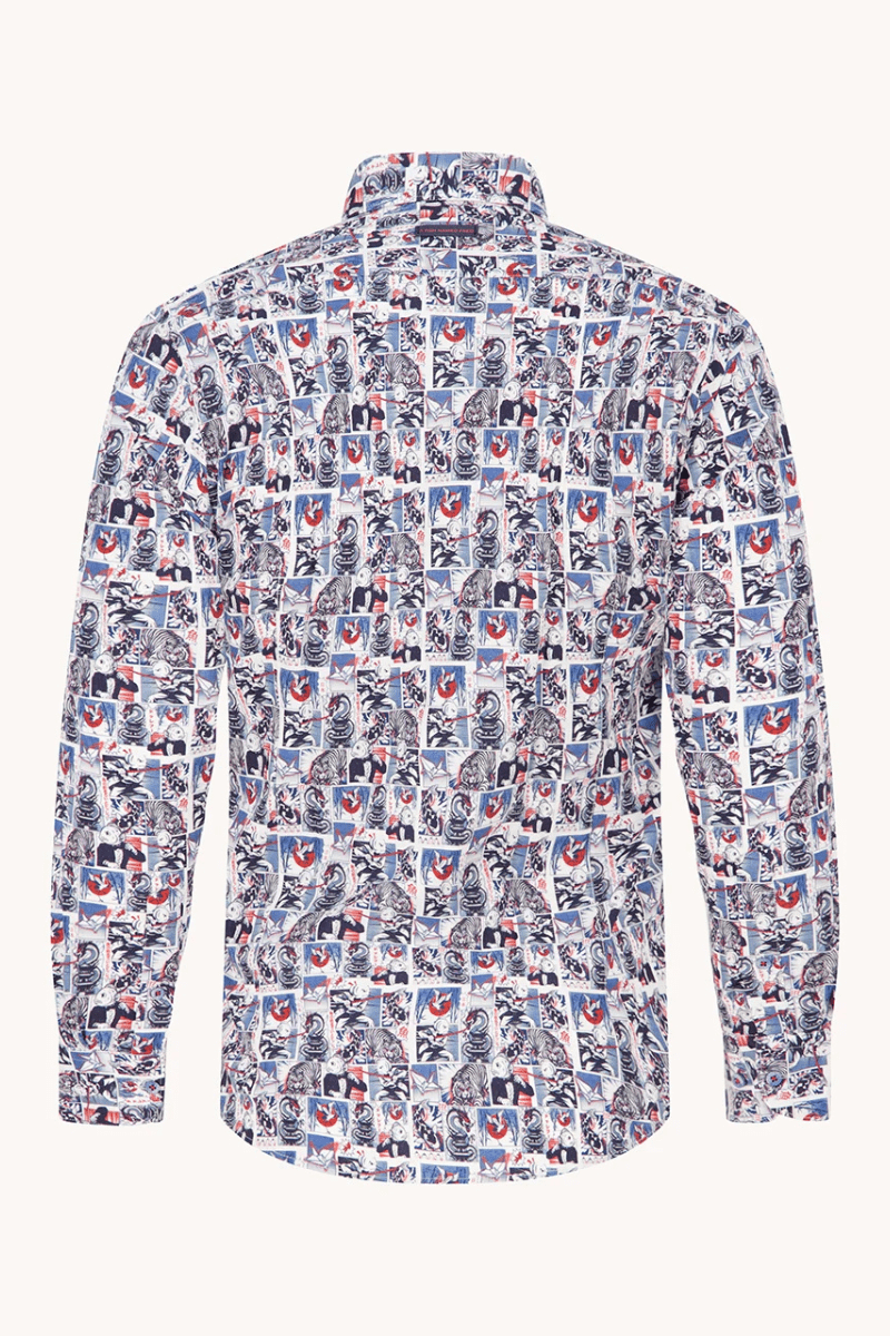Shirts & Tops - A Fish Named Fred - Manga Shirt - Off White - Archery Close