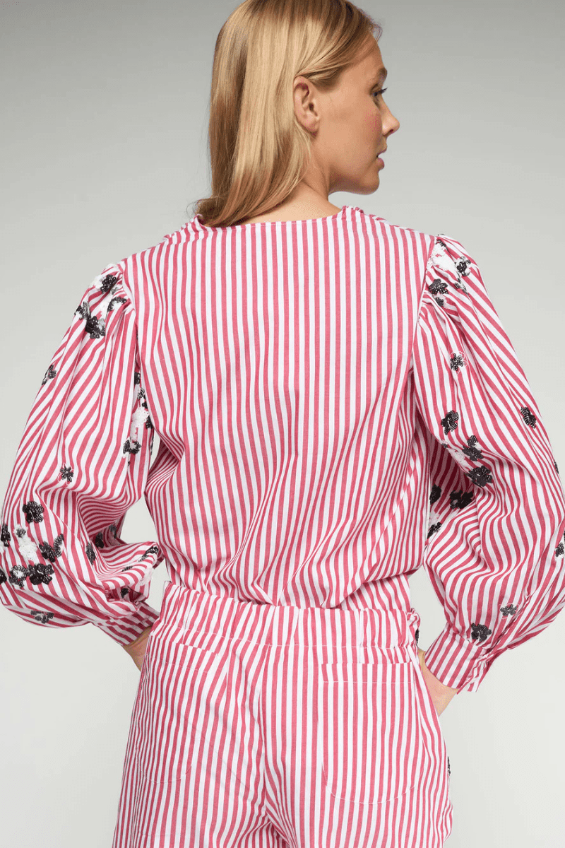 Shirts & Tops - Vilagallo - Marlene Shirt with Bow - Archery Close