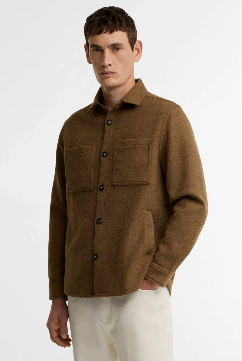 Barbour Marltown Tailored Wool-Blend Overshirt
