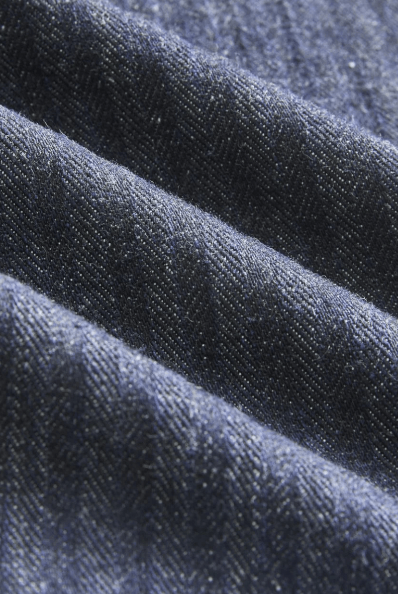 Jeans - Road to Nowhere Clothing - Men's Pilon Jean in Japanese Herringbone Selvedge - Archery Close