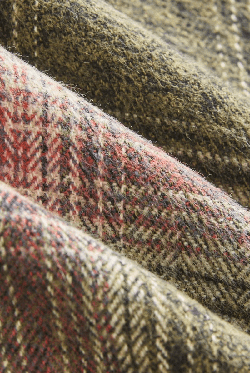 Shirts & Tops - Road to Nowhere Clothing - Mila Flannel in Wine Plaid - Archery Close