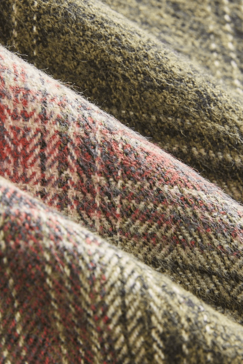 Shirts & Tops - Road to Nowhere Clothing - Mila Flannel in Wine Plaid - Archery Close