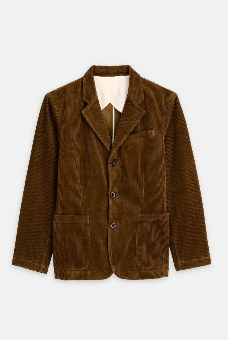 Alex Mill Mill Blazer in Corduroy -Saddle