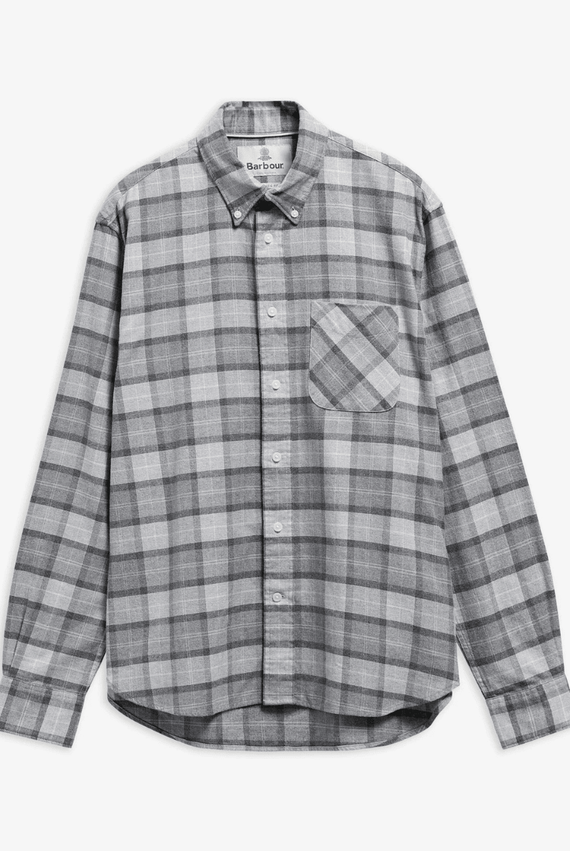 Shirts & Tops - Barbour - Mineral Tartan in Ice Granite - Archery Close