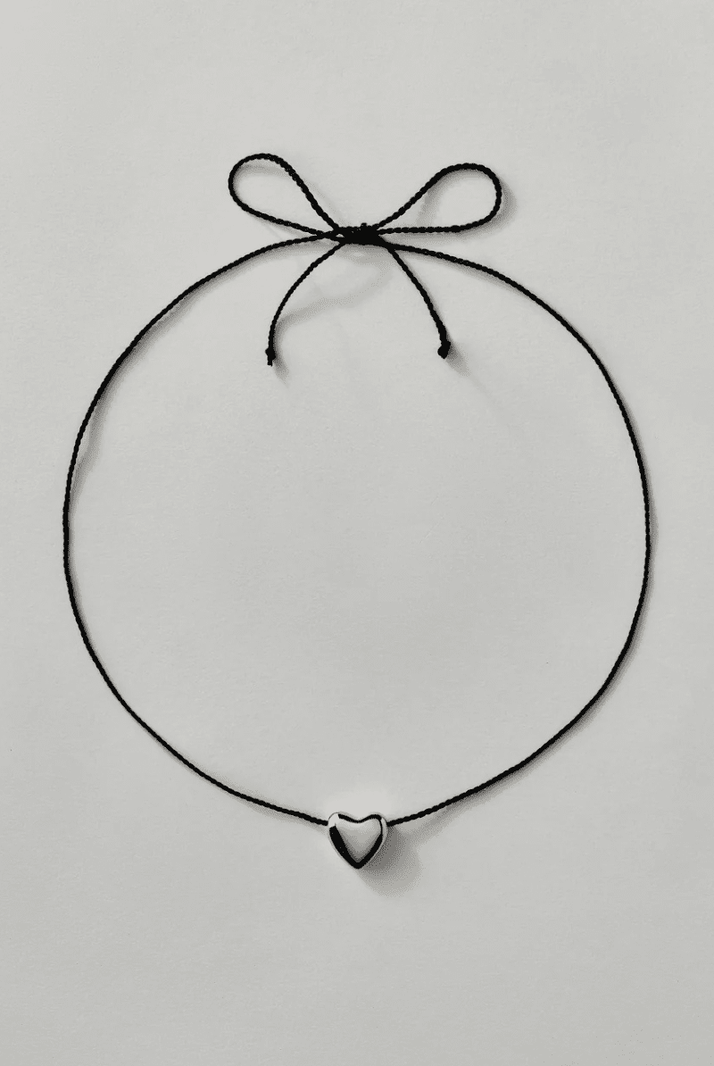 Jewelry - Annika Inez - Mini Heart Necklace - Archery Close