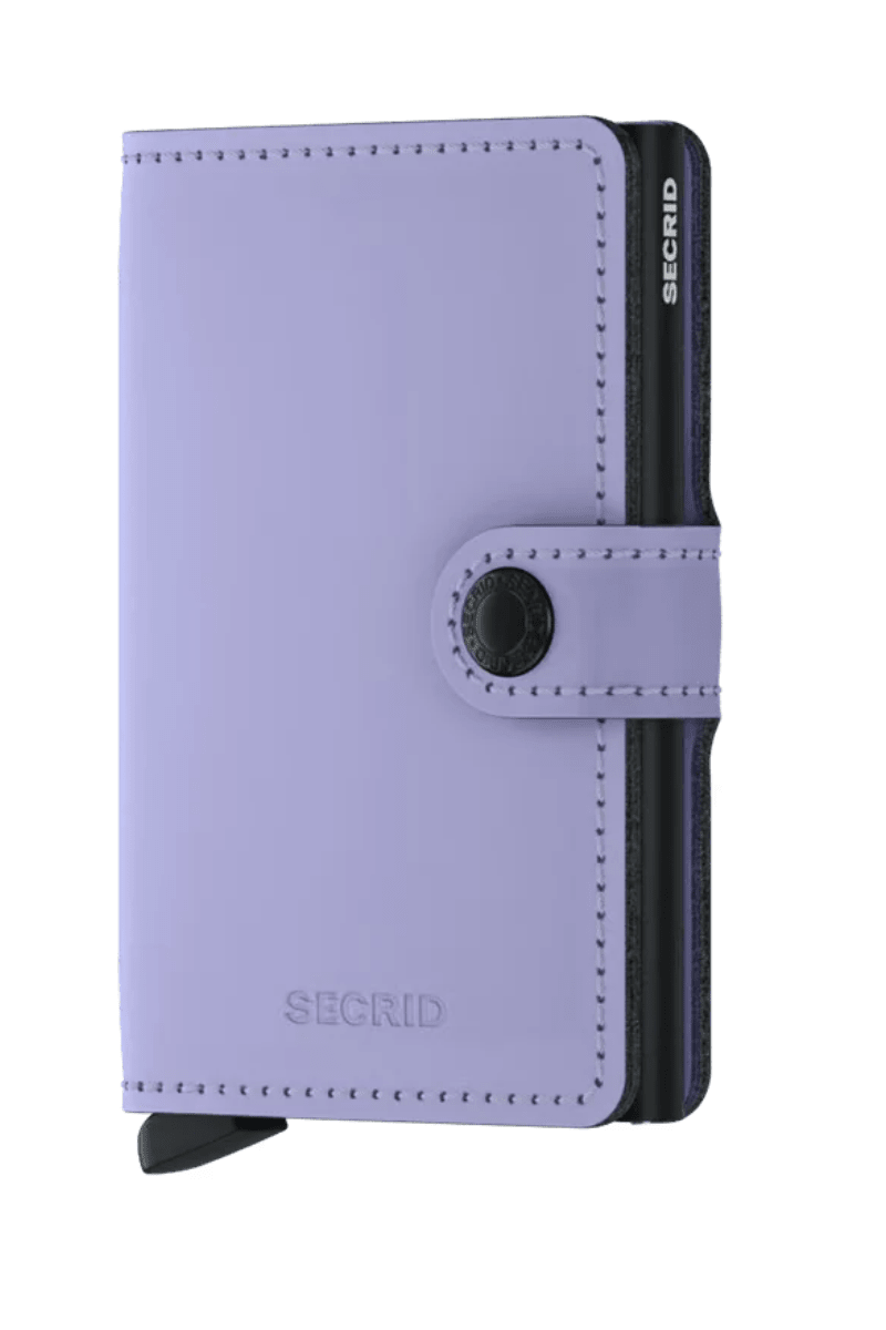 Handbags, Wallets & Cases - Secrid - Miniwallet in Matte Lilac-Black - Archery Close