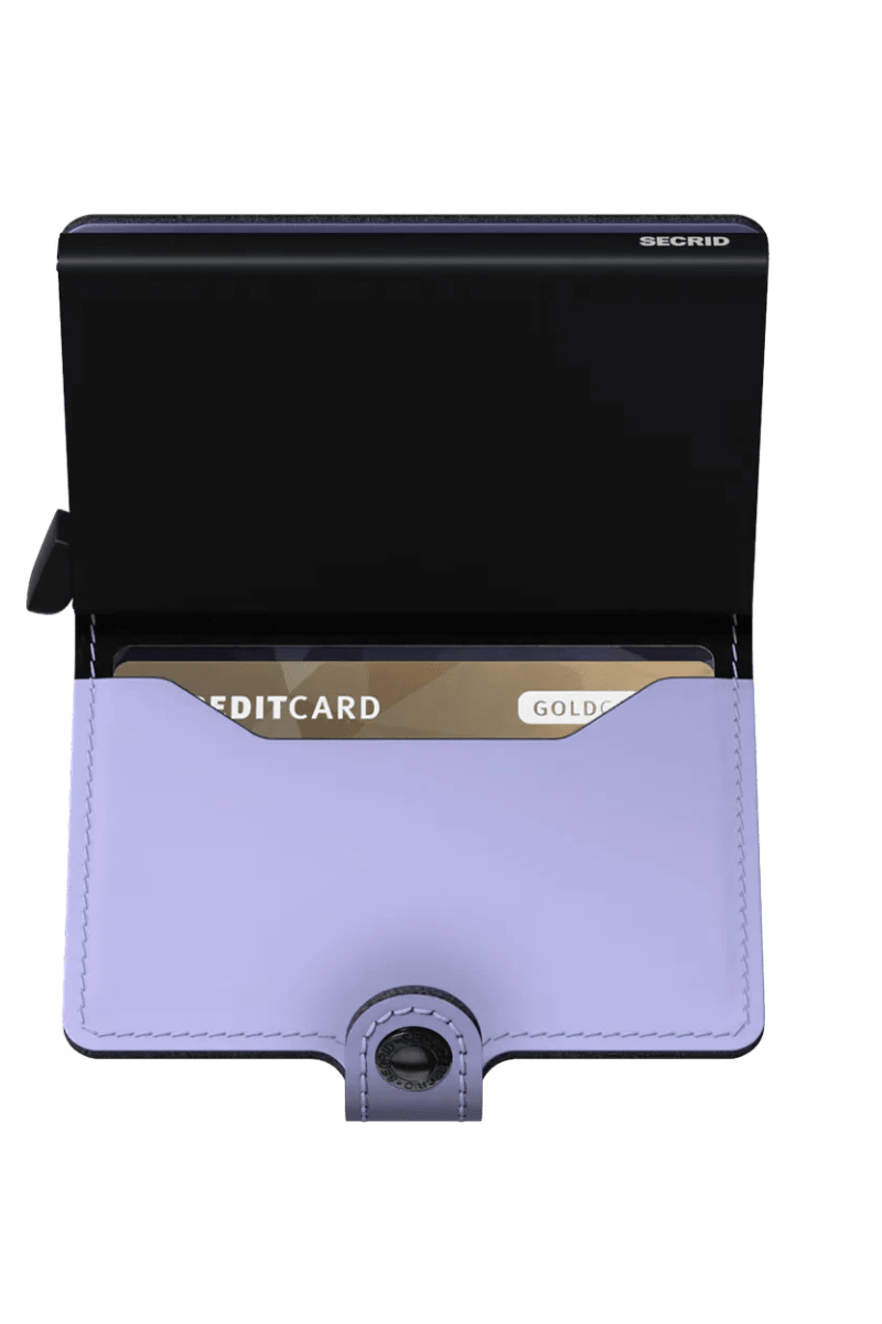 Handbags, Wallets & Cases - Secrid - Miniwallet in Matte Lilac-Black - Archery Close