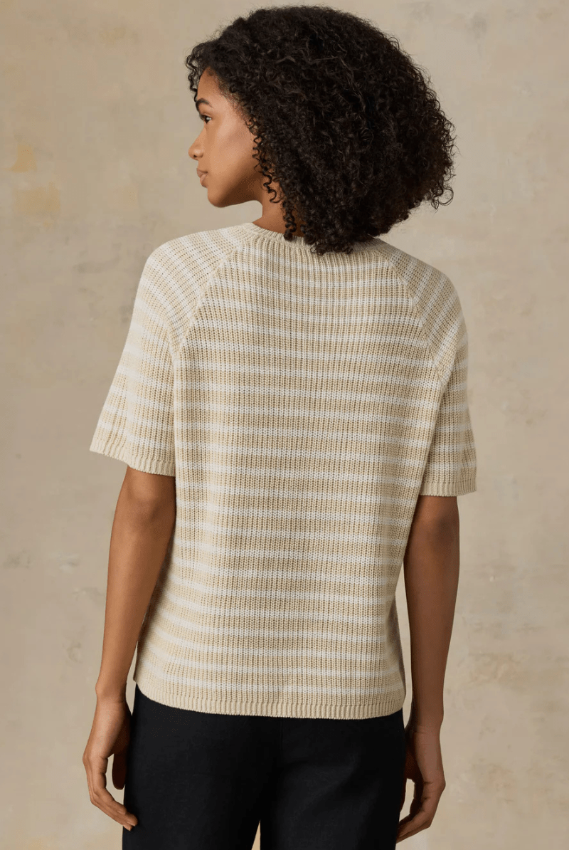 Shirts & Tops - Faherty Brand - Miramar Linen Tee - Archery Close