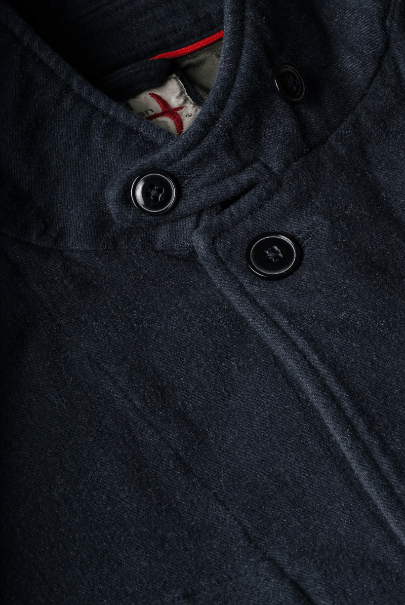 Blazer - Relwen - Moleskin Trap Blazer in Dk Navy - Archery Close