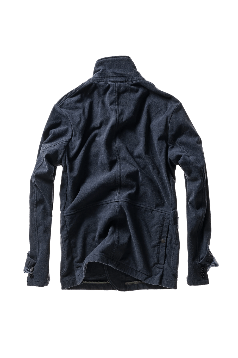 Blazer - Relwen - Moleskin Trap Blazer in Dk Navy - Archery Close