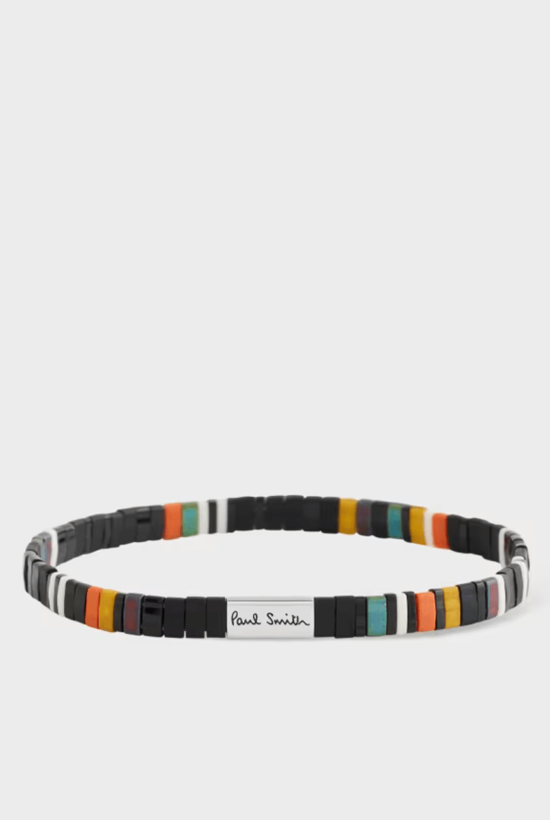 Jewelry - Paul Smith - Multicolour Flat Bead Bracelet - Archery Close