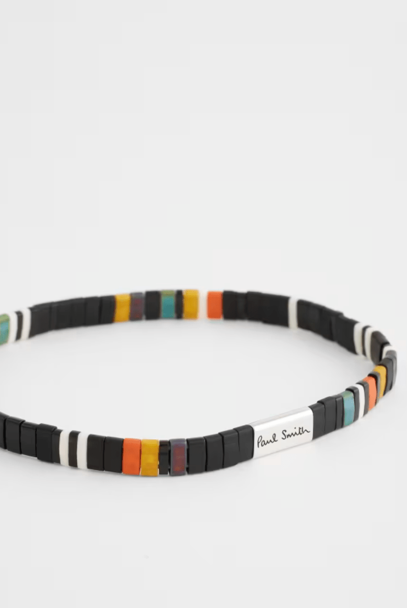 Jewelry - Paul Smith - Multicolour Flat Bead Bracelet - Archery Close