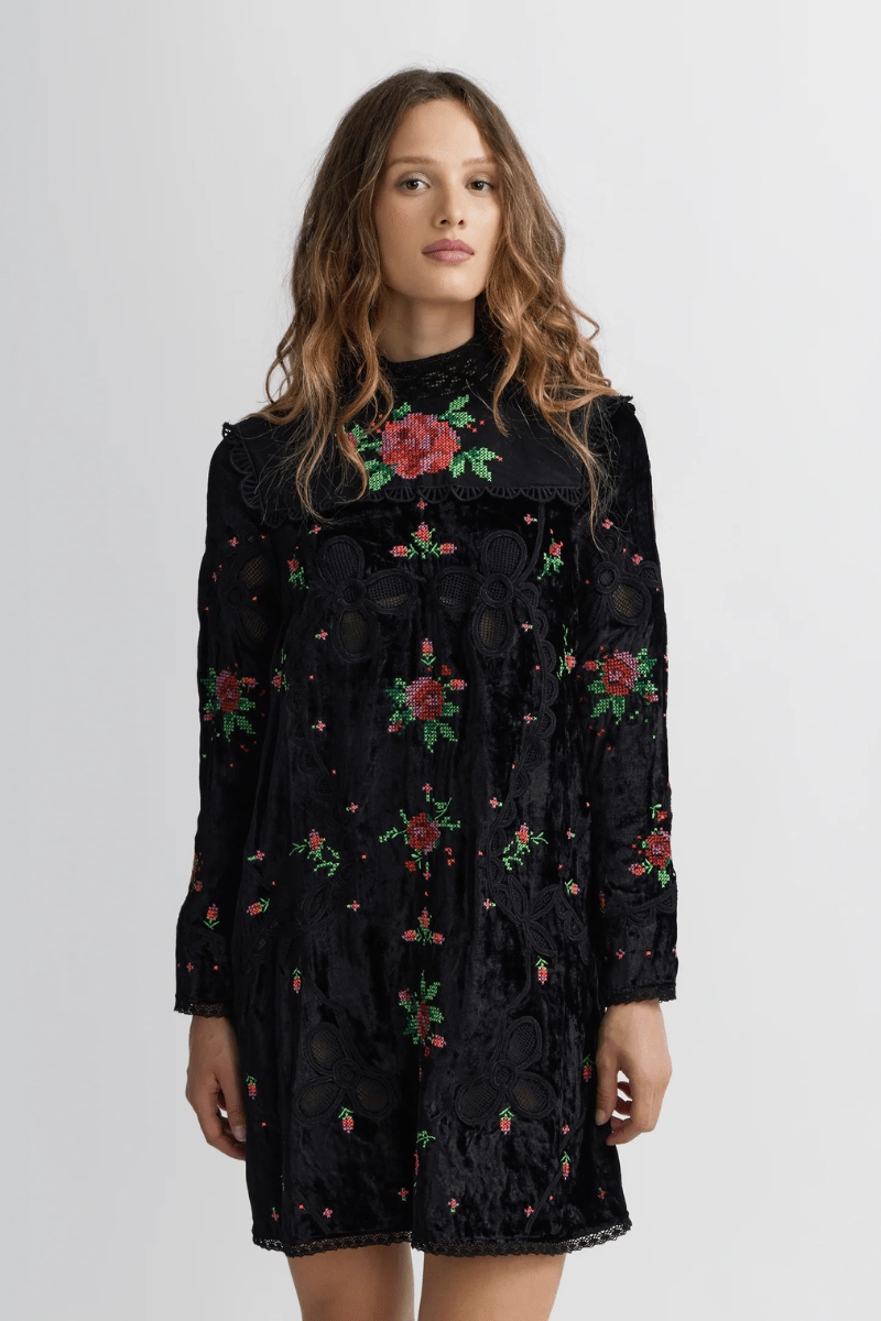 Dresses - Manoush - Nappe Dress - Archery Close