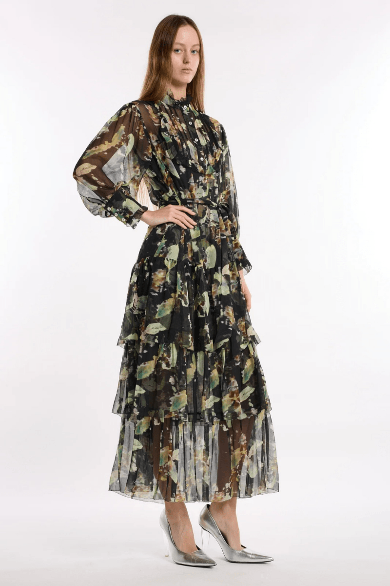 Dresses - Christy Lynn - Nicole Dress in Nightfall - Archery Close