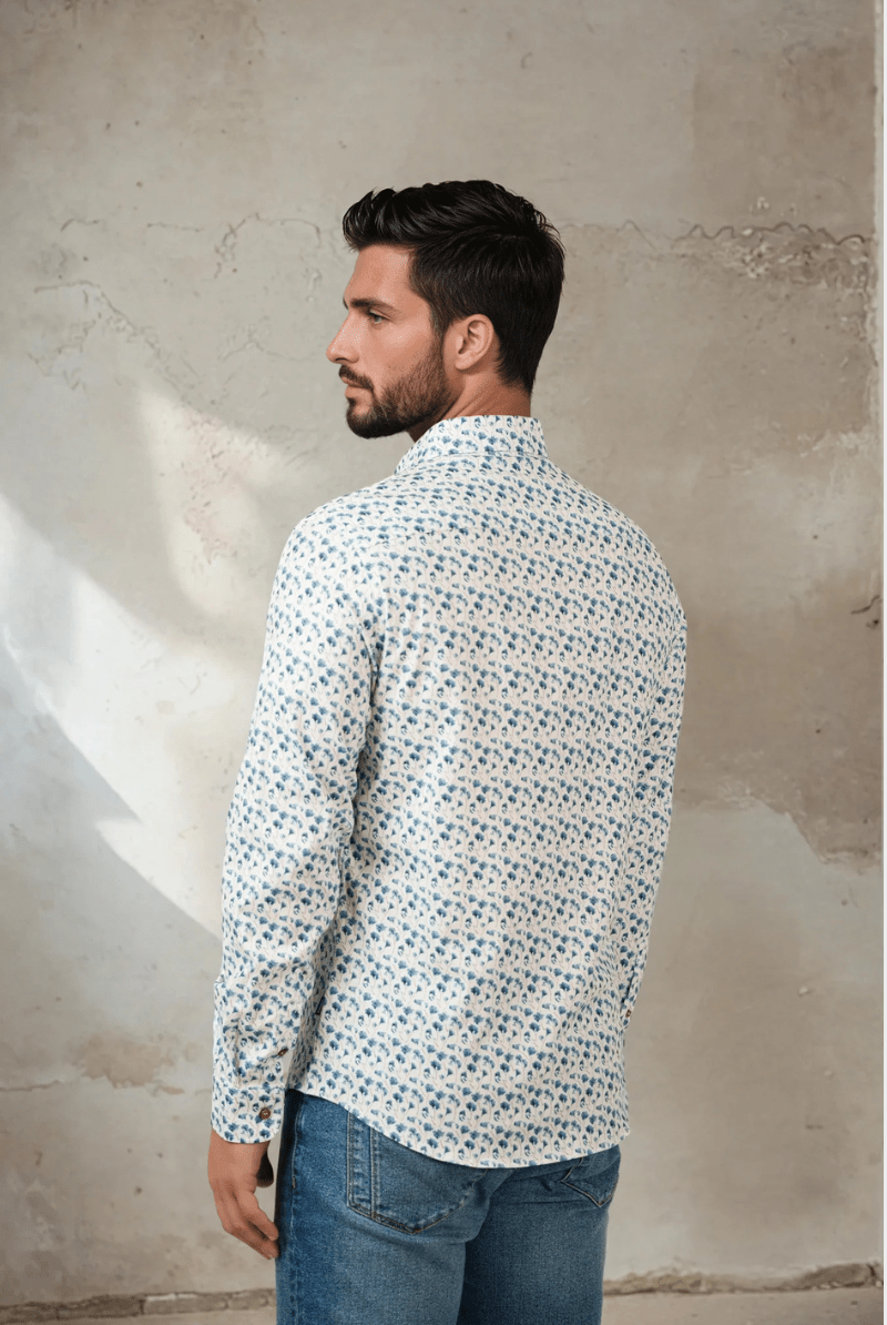 Shirts & Tops - Stone Rose - NOVA - Snowbrush Printed Shirt - Archery Close