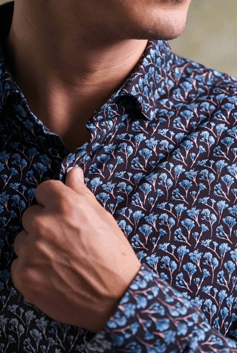 Shirts & Tops - Stone Rose - NOVA - Snowbrush Printed Shirt - Archery Close