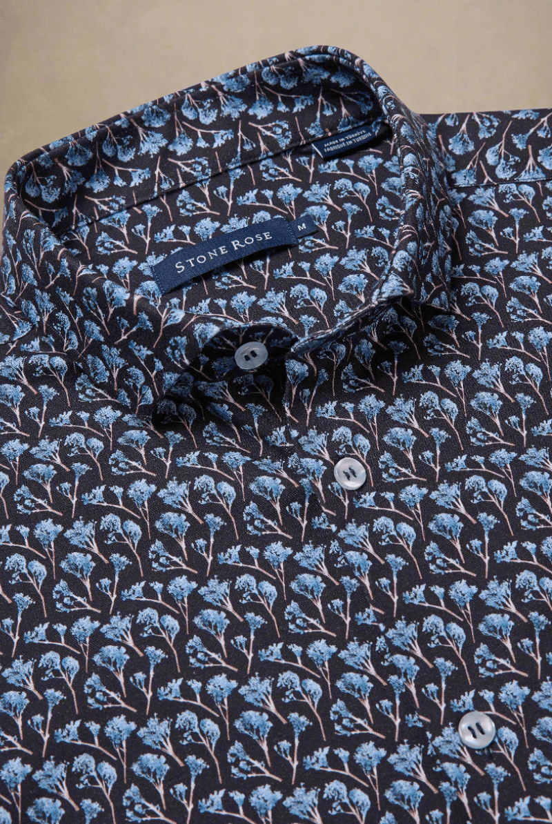 Shirts & Tops - Stone Rose - NOVA - Snowbrush Printed Shirt - Archery Close