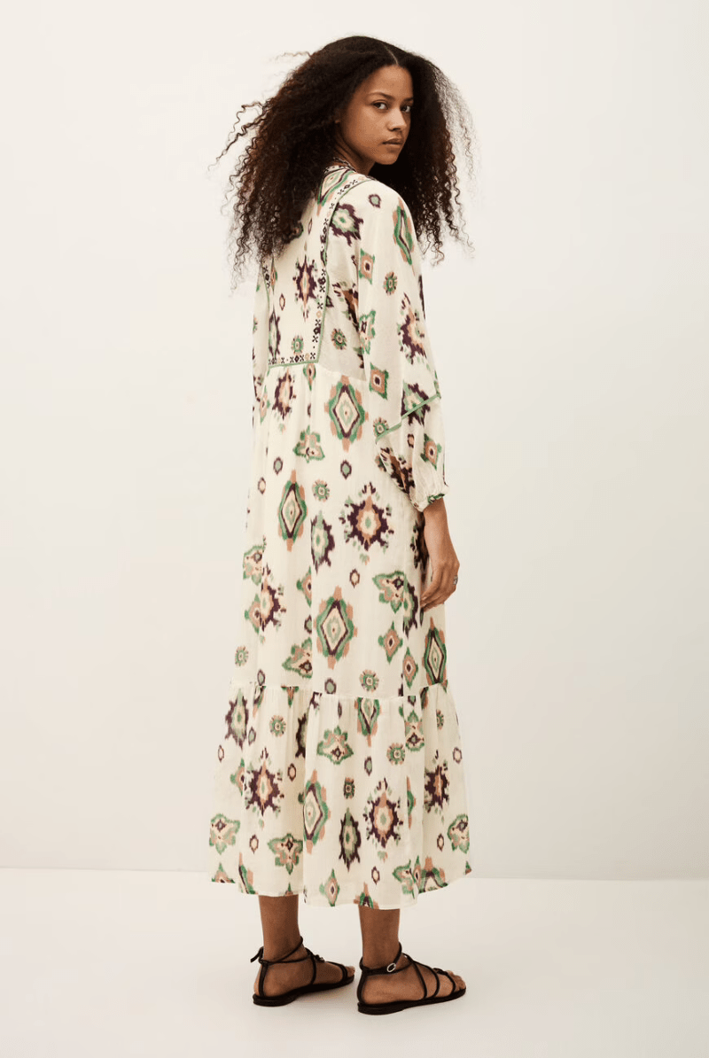 Dresses - ba&sh - Oelia Dress in Ecru - Archery Close