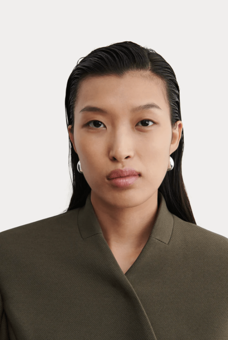 Jewelry - Rachel Comey - Omega Hoop in Silver - Archery Close