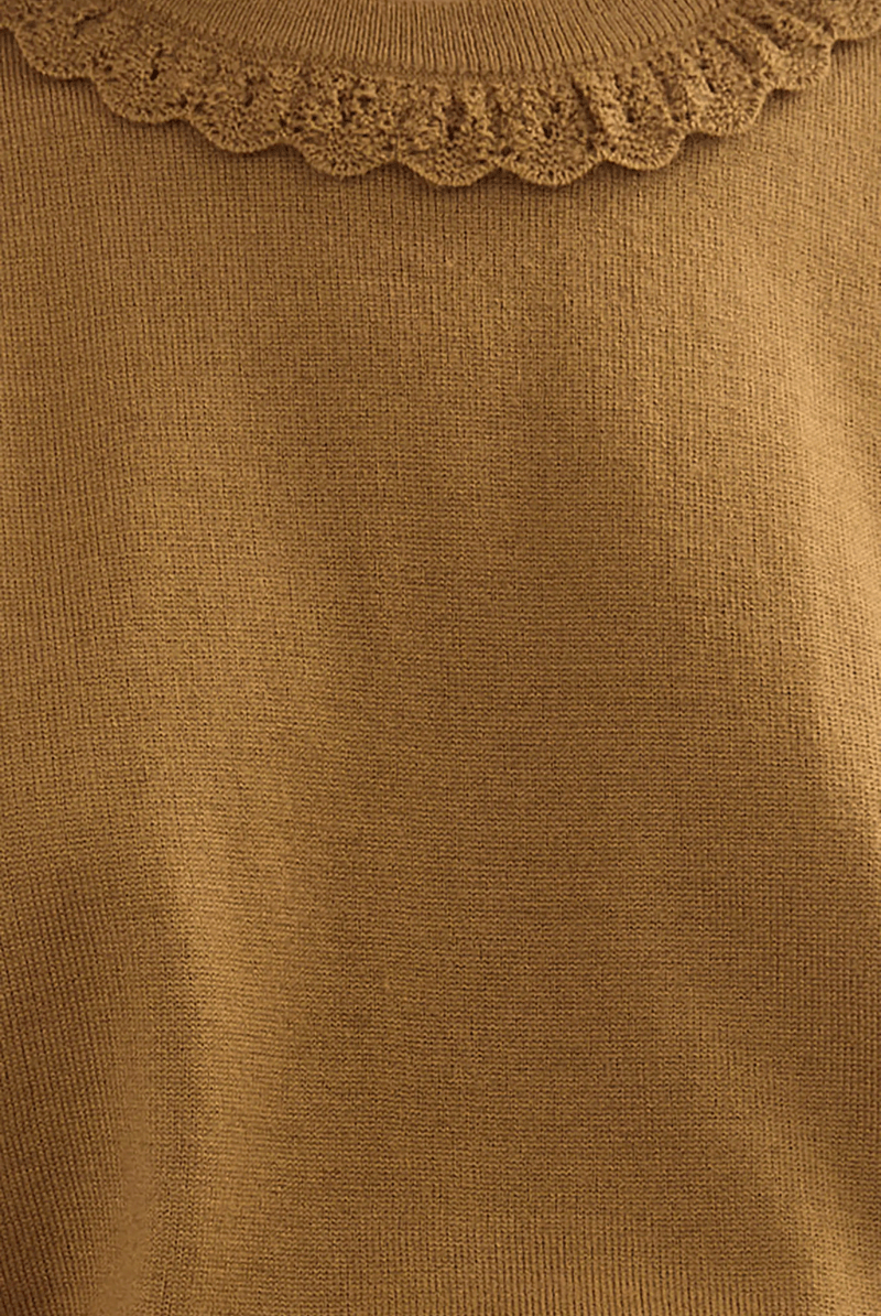 Sweater - Hunter Bell - Opal Sweater in Chestnut - Archery Close