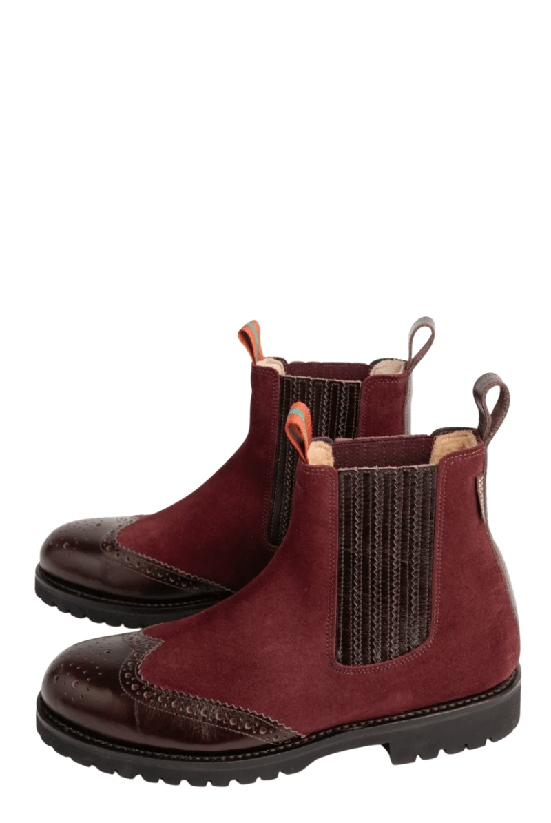 Boots - Penelope Chilvers - Oscar Brogue - Tip Wool - Lined Boot - Archery Close