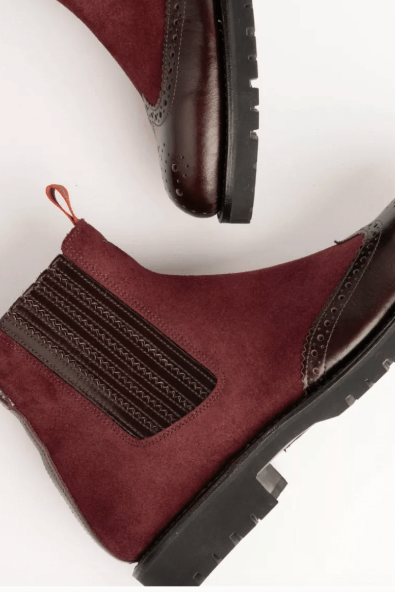 Boots - Penelope Chilvers - Oscar Brogue - Tip Wool - Lined Boot - Archery Close