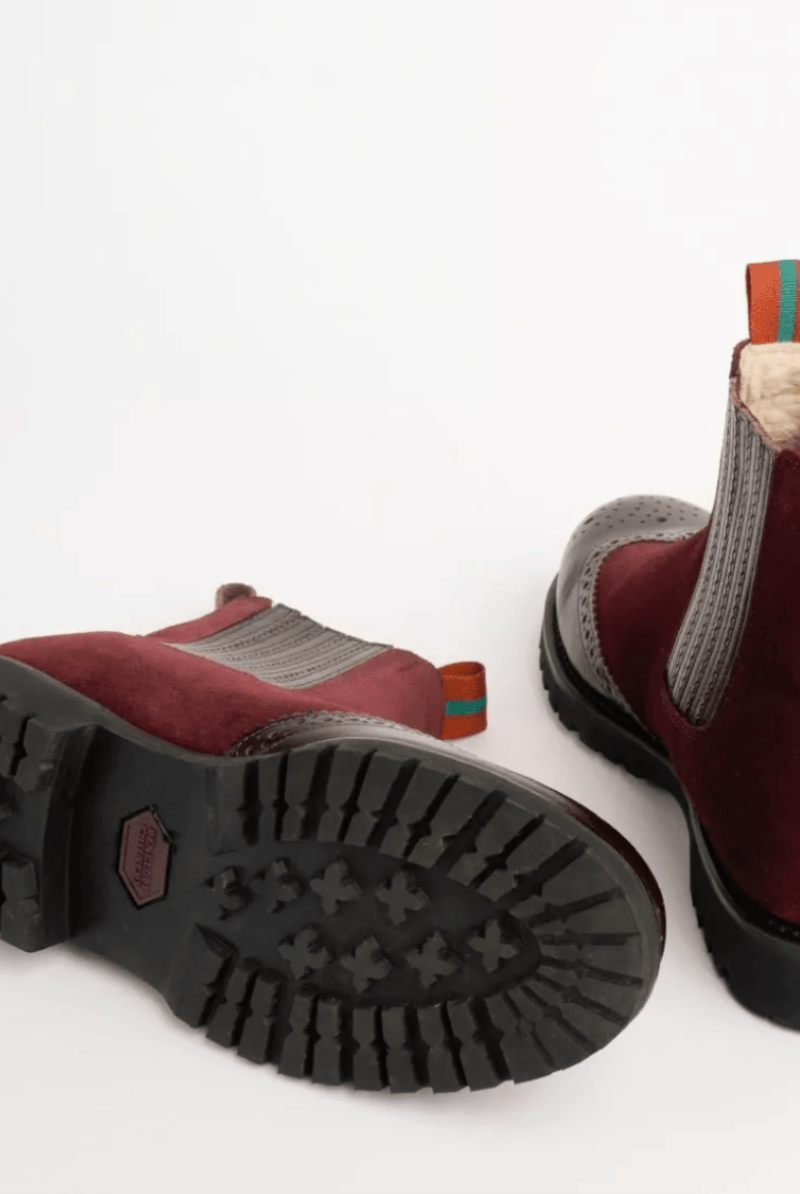 Boots - Penelope Chilvers - Oscar Brogue - Tip Wool - Lined Boot - Archery Close