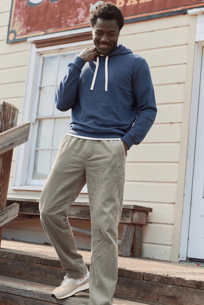 Sweatshirts - Marine Layer - Pacifica Stretch Hoodie - Archery Close