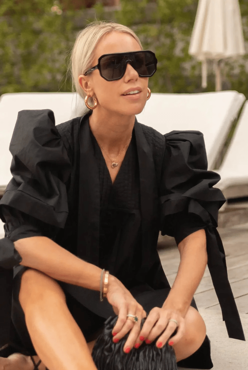 Dresses - Hunter Bell - Paige Dress in Black - Archery Close