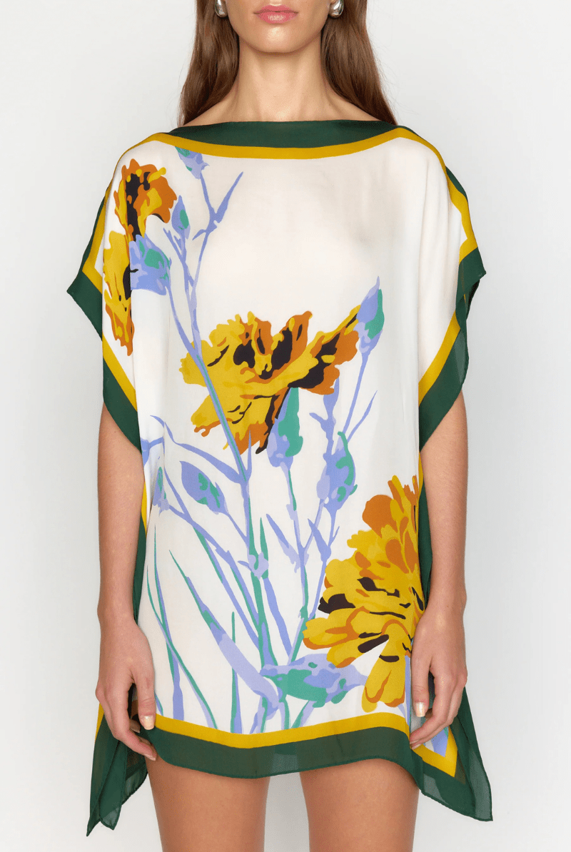 Dresses - Christy Lynn - Pamela Tunic in Yellow Orchid - Archery Close