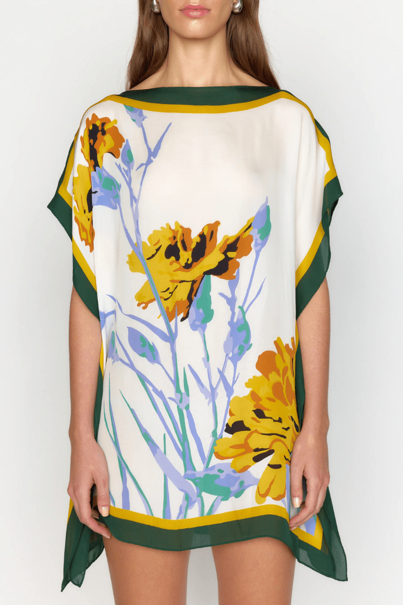 Dresses - Christy Lynn - Pamela Tunic in Yellow Orchid - Archery Close