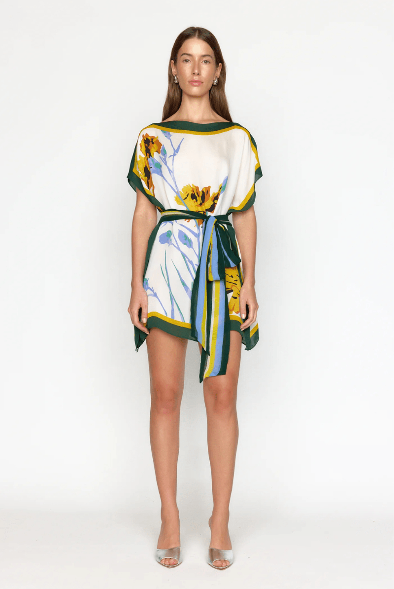 Dresses - Christy Lynn - Pamela Tunic in Yellow Orchid - Archery Close