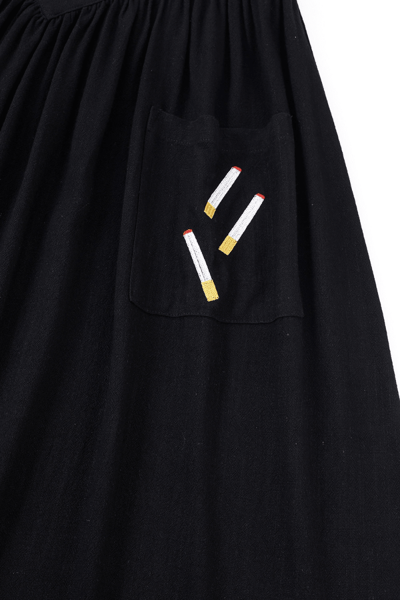 Skirts - Fashion Brand Company - Park Skirt Soft Linen Cigarettes - Archery Close