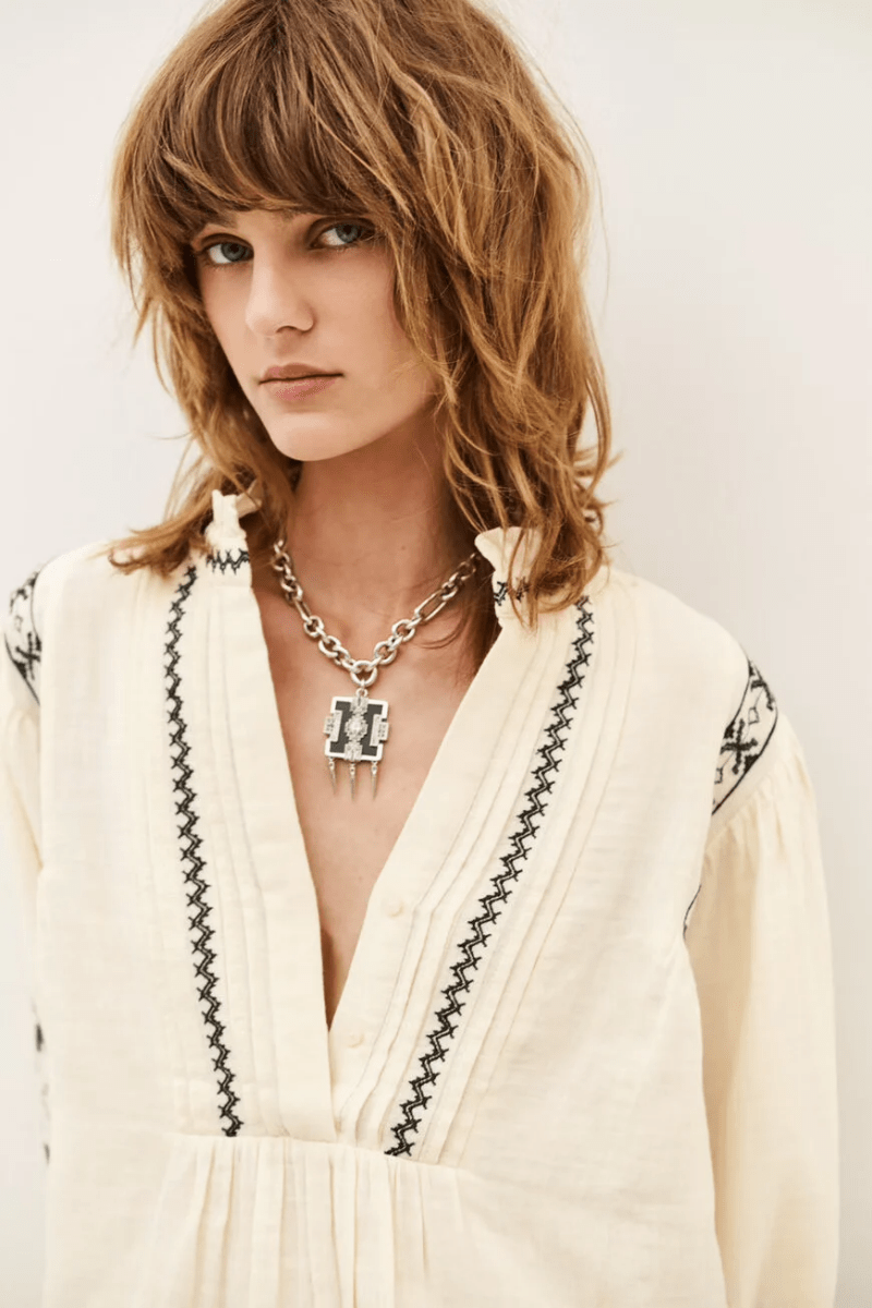 Shirts & Tops - ba&sh - Pidma Blouse - Archery Close