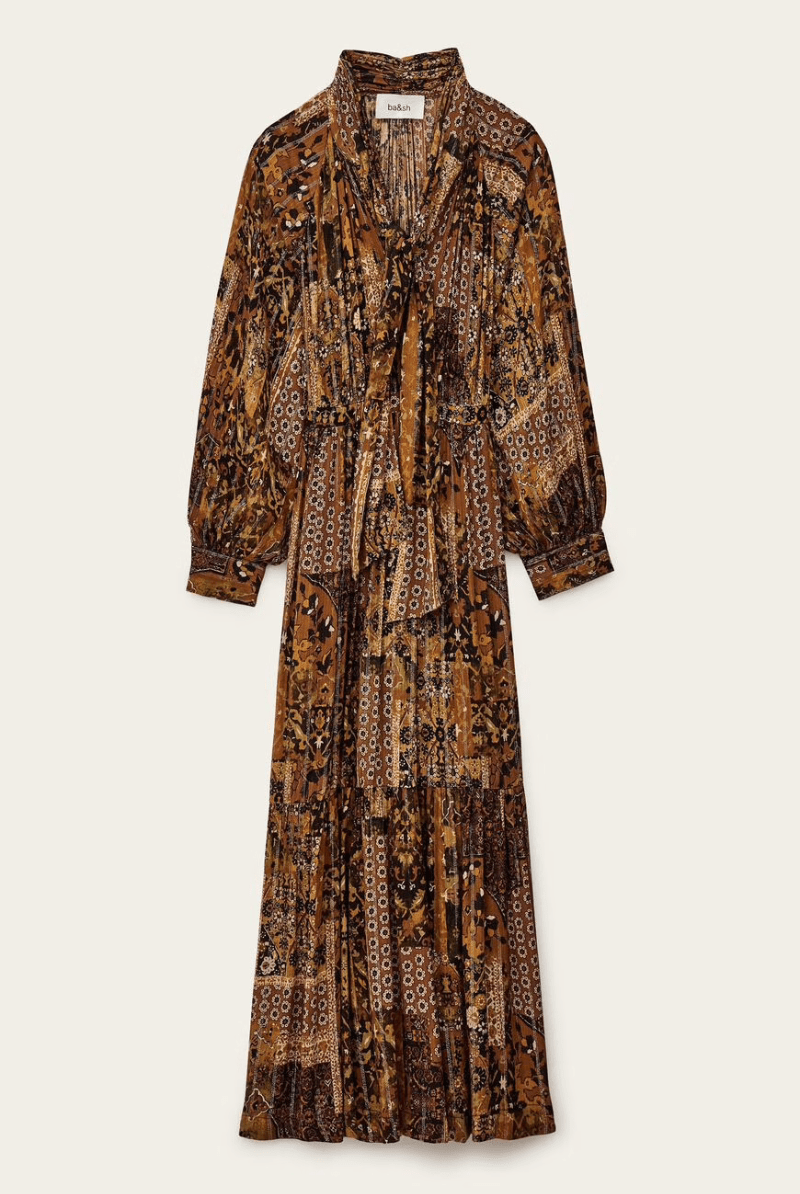 Dresses - ba&sh - Pierta Maxi Dress - Archery Close