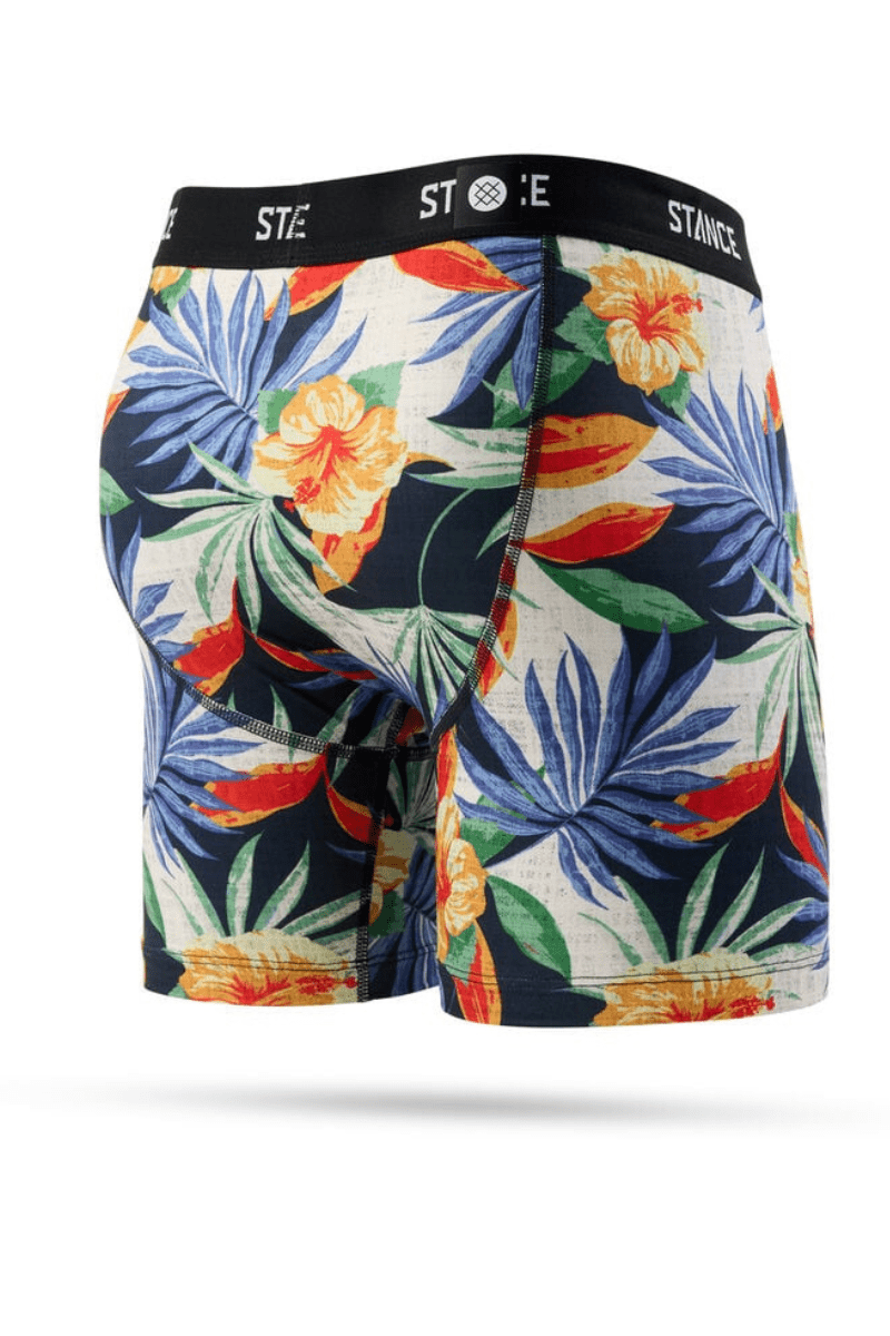 Underwear - Stance - Poly Boxer Brief in Tiki Tides - Archery Close