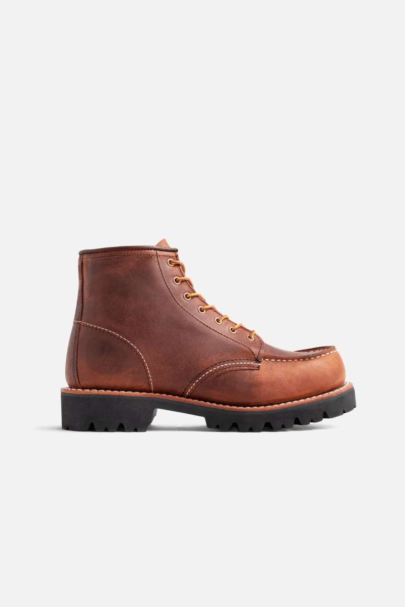 Boots - Red Wing Shoes - Porter Moc in Copper Rough & Tough - Archery Close