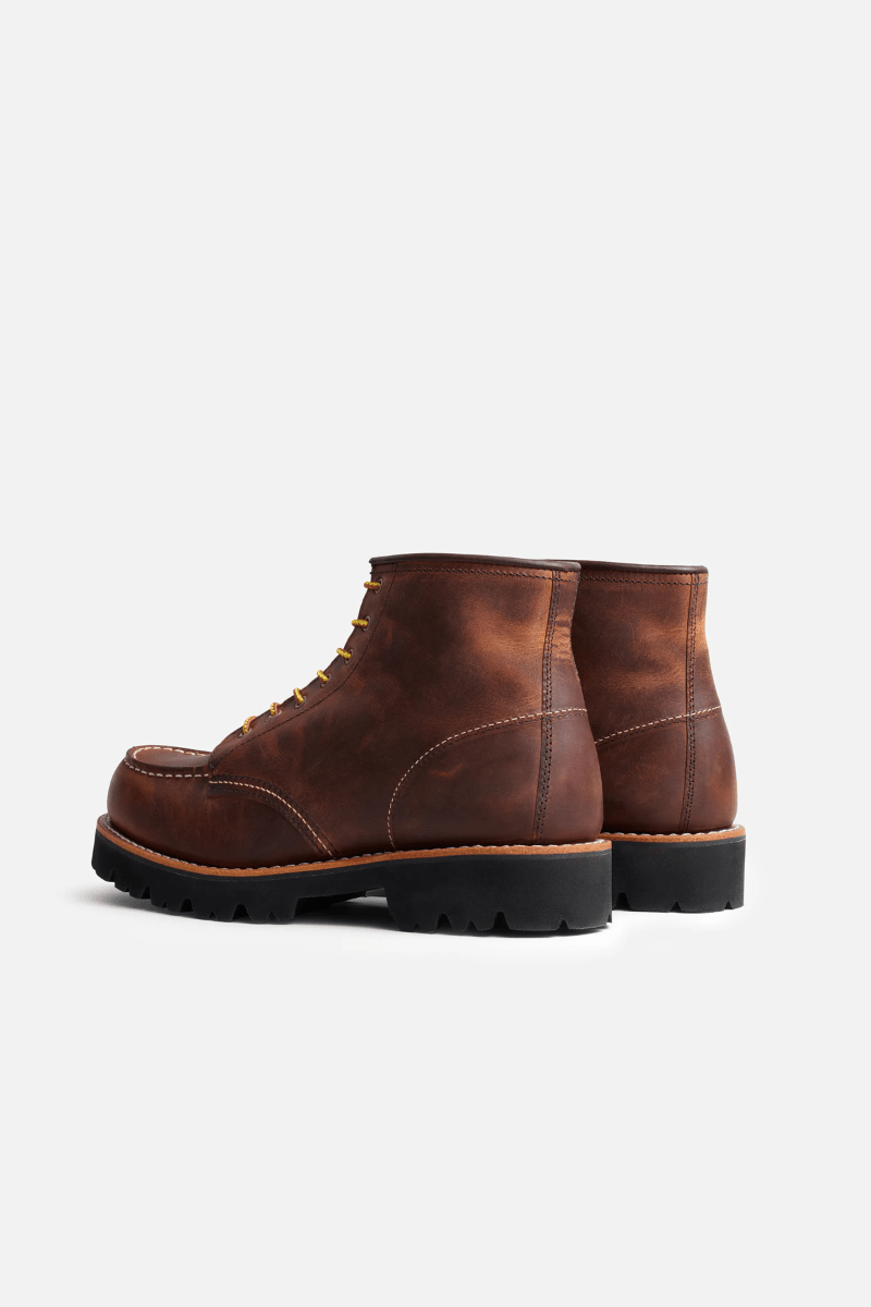 Boots - Red Wing Shoes - Porter Moc in Copper Rough & Tough - Archery Close