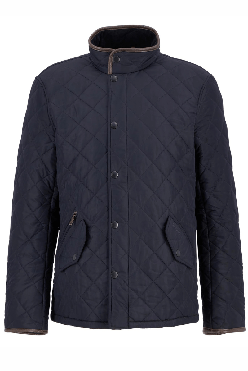 Outerwear - Barbour - Powell Quilted Jacket - Archery Close
