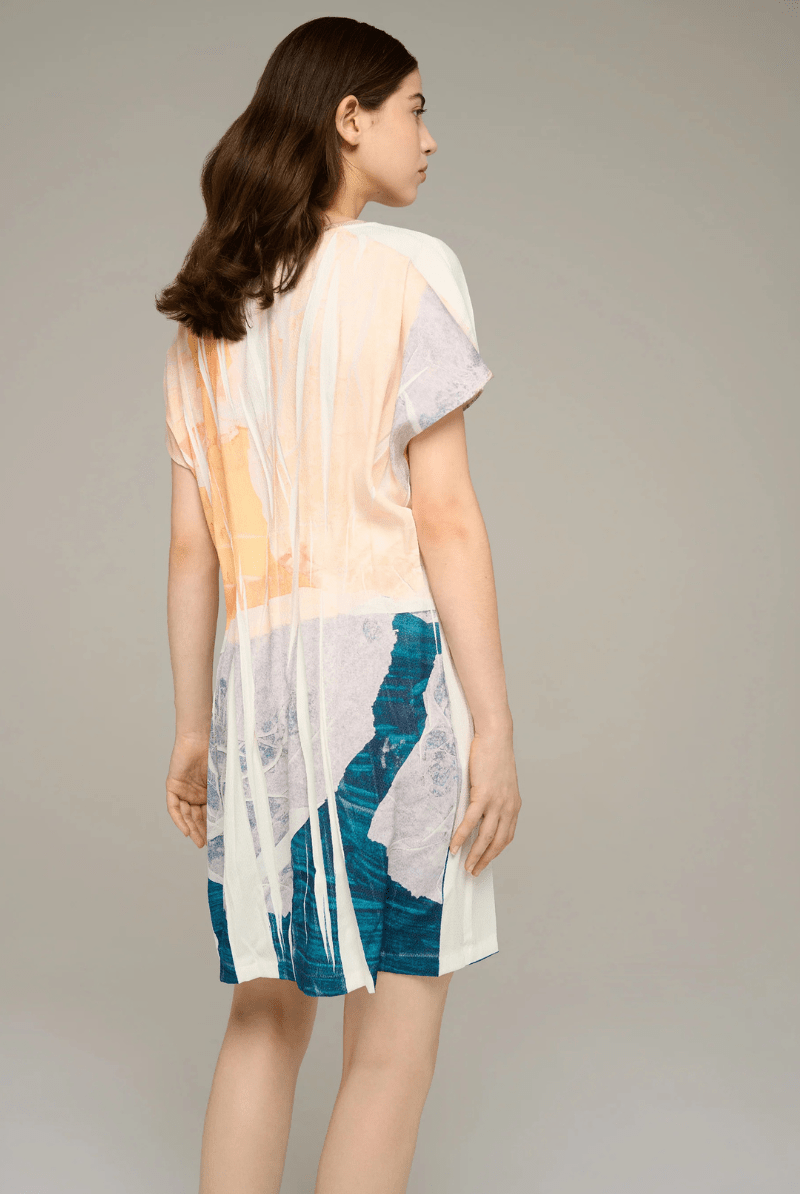 Dresses - Cotelac - Printed fitted mini dress - Archery Close