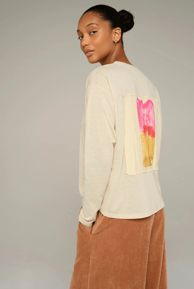 Shirts & Tops - Cotelac - Printed Long Sleeve Tee - Archery Close