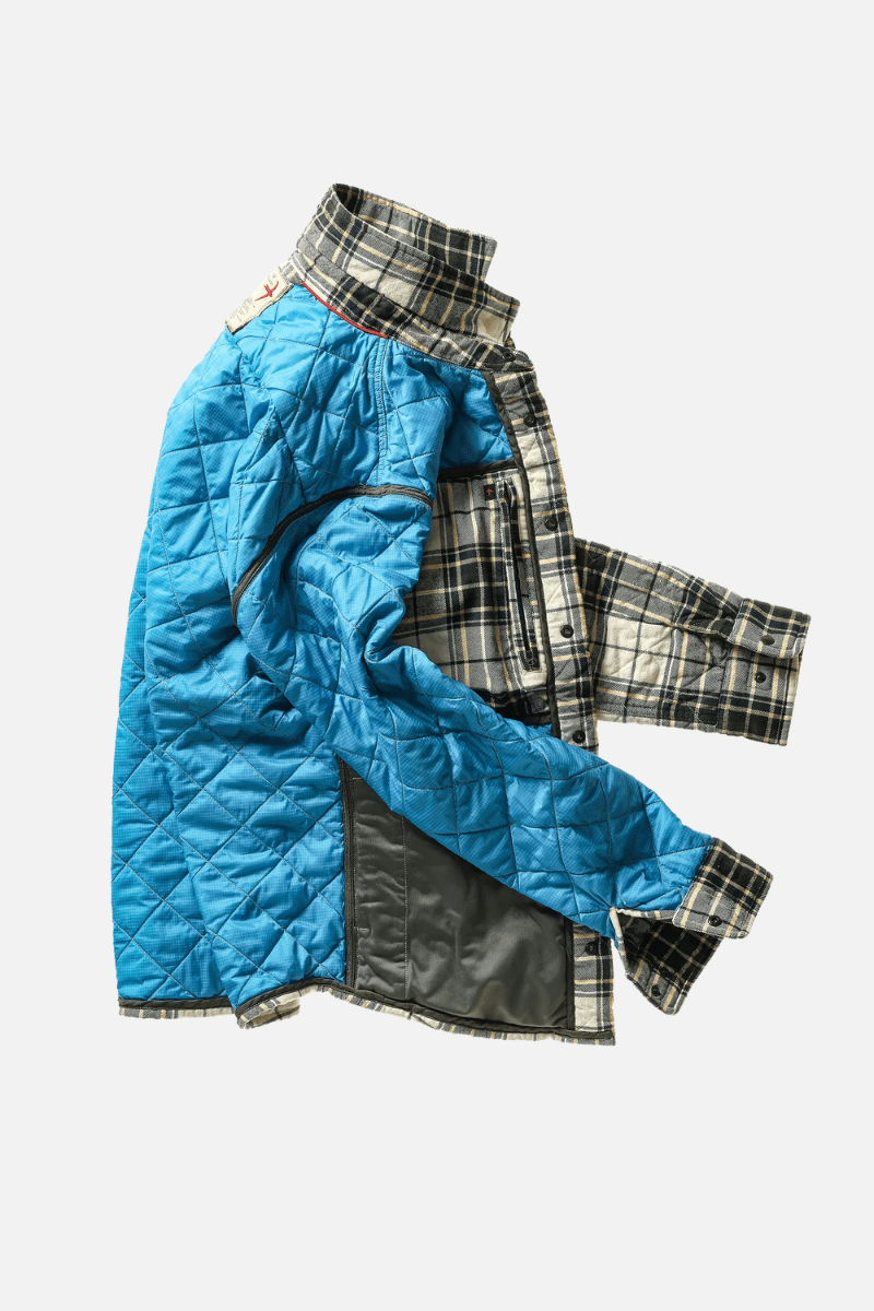 Outerwear - Relwen - Quilted Flannel Shirtjacket - Archery Close